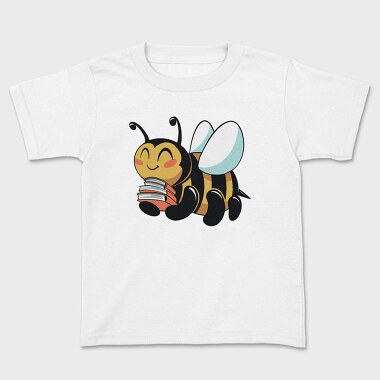 Bumblebee With Books, Tricou Copii