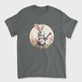 Bunny Playing Banjo Cottagecore, Tricou Barbati (Unisex)