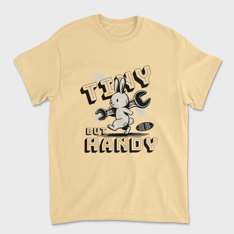 Bunny With Wrench Tiny Handy, Tricou Barbati (Unisex)