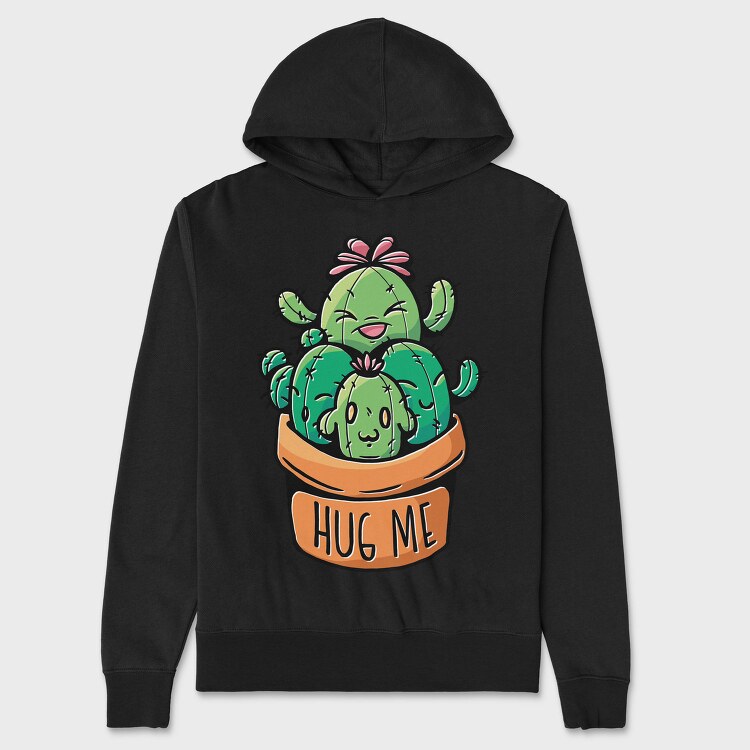 Cacti Hug, Hanorac Oversize Barbati (Unisex)
