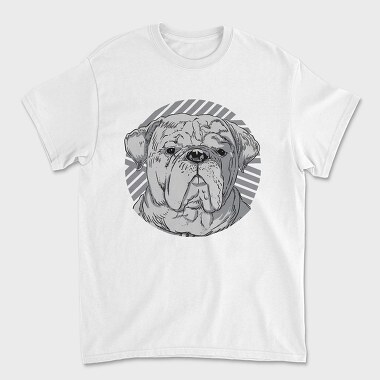 Dog Realistic Portrait, Tricou Barbati (Unisex)
