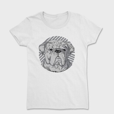 Dog Realistic Portrait, Tricou Femei