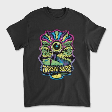 Dream Days Psychedelic Eye Forest, Tricou Barbati (Unisex)