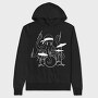 Drummer Octopus Drums, Hanorac Oversize Barbati (Unisex)