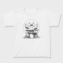 Drummer Playing Drums Design, Tricou Copii