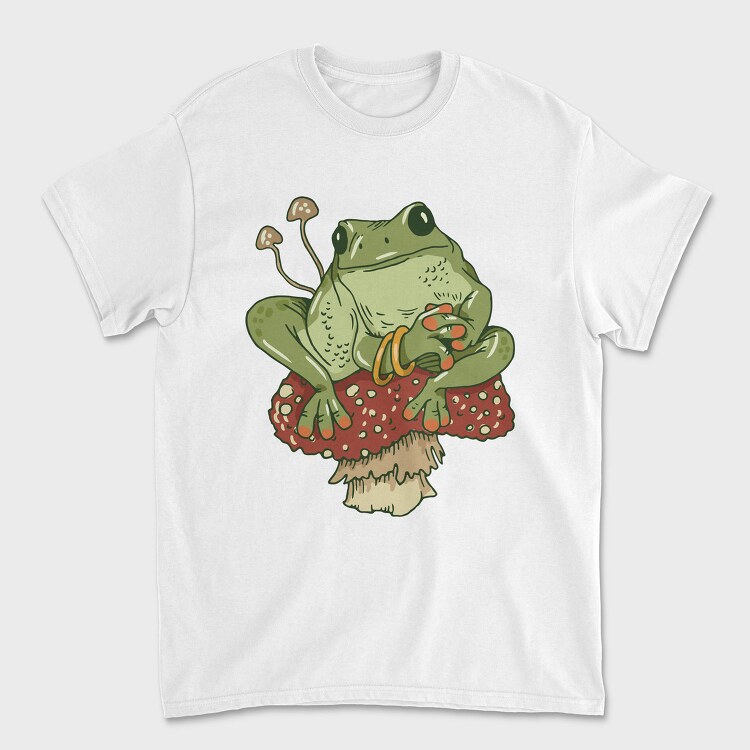 Froggy Mushroom, Tricou Barbati (Unisex)