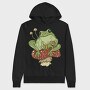 Froggy Mushroom, Hanorac Oversize Barbati (Unisex)