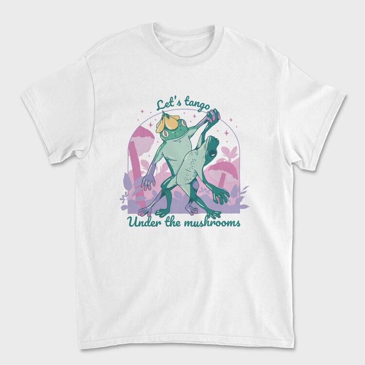 Frogs Dancing Tango Cottagecore, Tricou Barbati (Unisex)