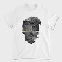 Frontal Glitched Statue Glitch 5, Tricou Barbati (Unisex)