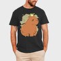 Cute Capybara Frog, Tricou Barbati (Unisex)