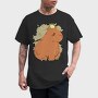 Cute Capybara Frog, Tricou Barbati (Unisex)