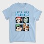 Fungi Cartoon Characters Let S Get Pixel, Tricou Barbati (Unisex)