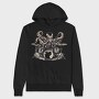 Imaginative Octopus Drummer Playing Drums, Hanorac Oversize Barbati (Unisex)