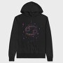 Cancer Floral Zodiac Sign, Hanorac Oversize Barbati (Unisex)