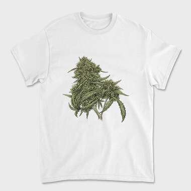 Cannabis Pud Plant Weed, Tricou Barbati (Unisex)