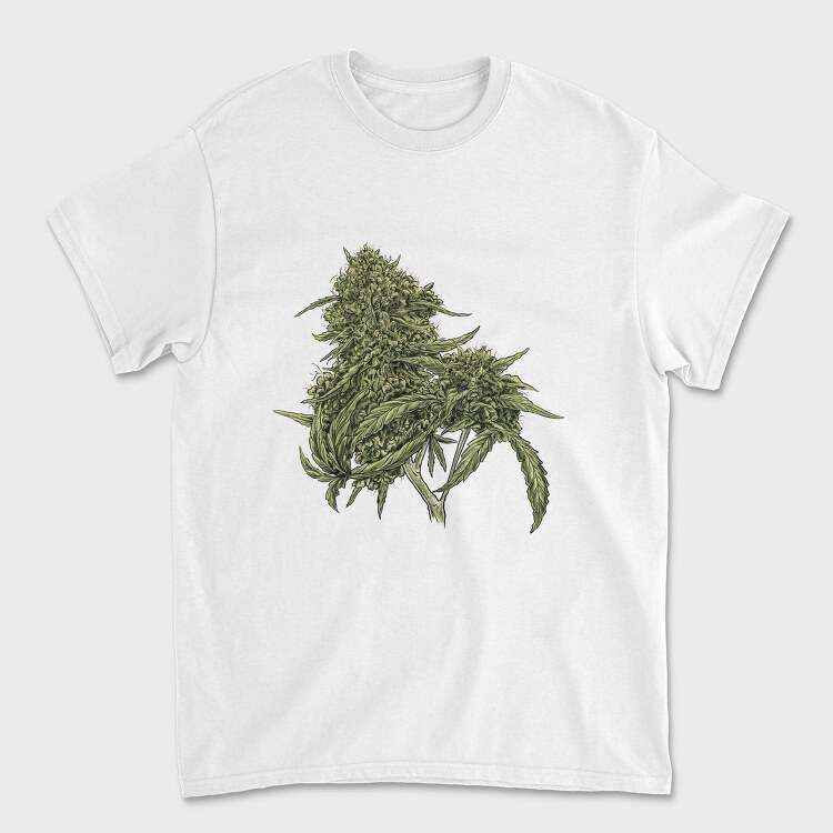 Cannabis Pud Plant Weed, Tricou Barbati (Unisex)