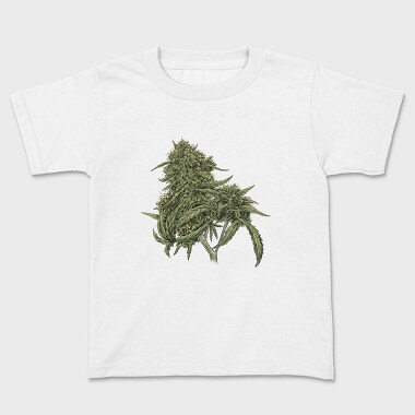Cannabis Pud Plant Weed, Tricou Copii