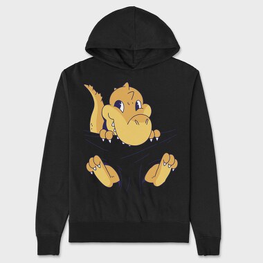 Carrying Baby T Rex, Hanorac Oversize Barbati (Unisex)