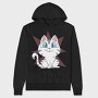 Cartoon Kitten, Hanorac Oversize Barbati (Unisex)