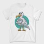 Cartoon Seagull Bird Angry, Tricou Barbati (Unisex)