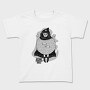 Cartoon Wizard Boy Fantasy Fluffy Club, Tricou Copii