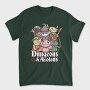 Dungeons And Axolotls Dungeon, Tricou Barbati (Unisex)