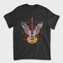 Electric Guitar With Wings And Roses, Tricou Barbati (Unisex)
