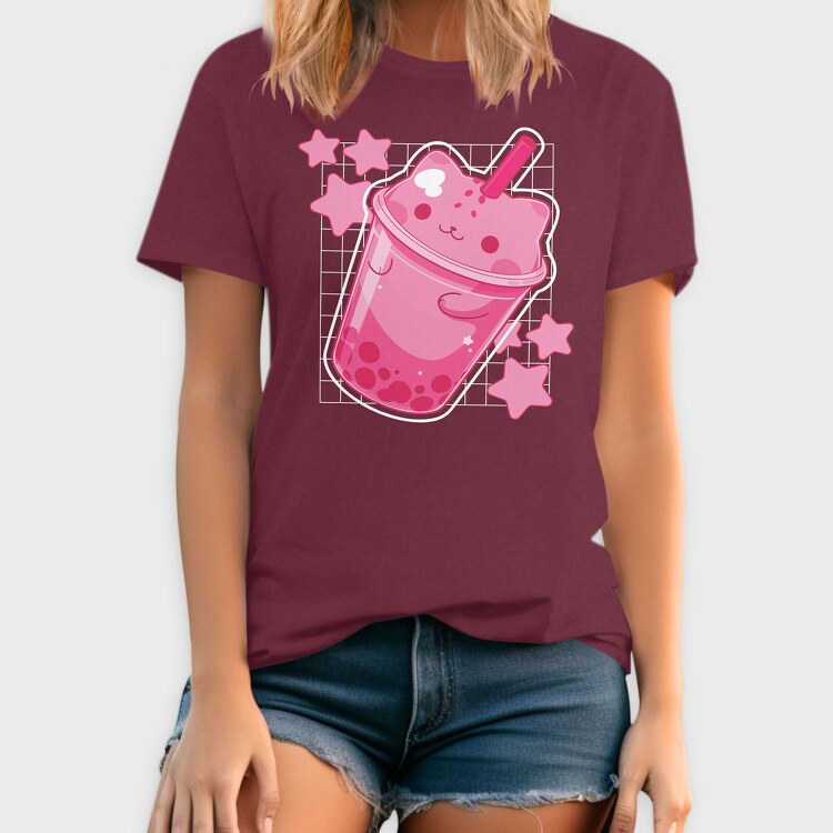 Boba Cat, Tricou Barbati (Unisex)