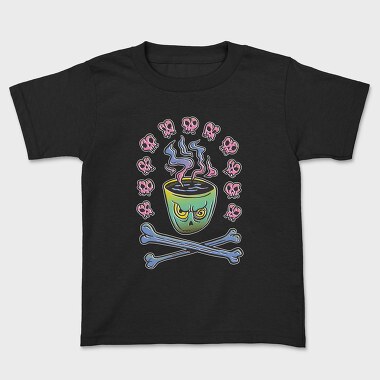 Evil Coffee Mug Bones, Tricou Copii