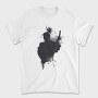 Japanese Samurai Warrior Ink Art, Tricou Barbati (Unisex)