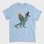 Jesus And T Rex Funny, Tricou Barbati (Unisex)