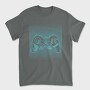 Joystick Optical Illusion, Tricou Barbati (Unisex)