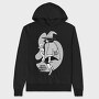 Cartoon Wizard Girl Fantasy Cool Club, Hanorac Oversize Barbati (Unisex)