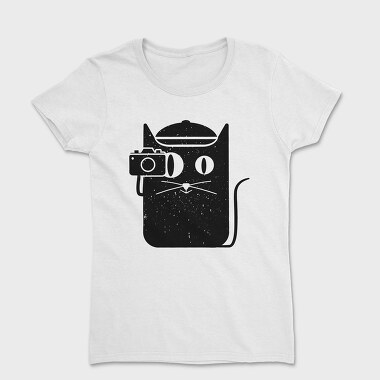 Cat And Camera, Tricou Femei