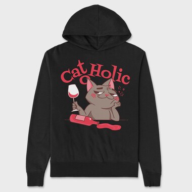 Cat O Holic, Hanorac Oversize Barbati (Unisex)