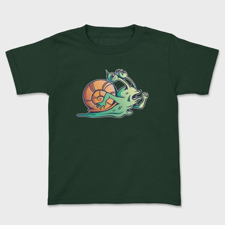 Exhausted Running Snail, Tricou Copii