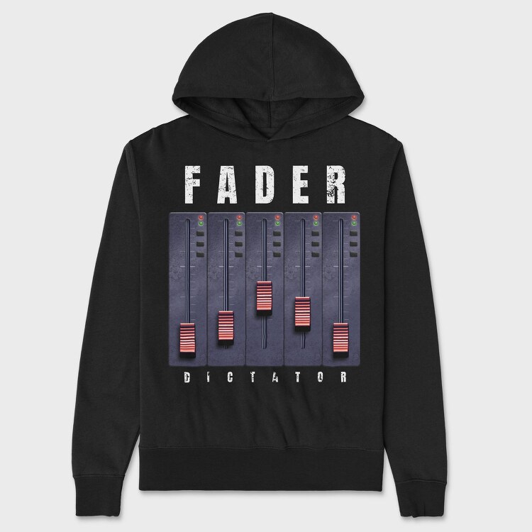 Fader Music And Sound Machine Faded Dictator, Hanorac Oversize Barbati (Unisex)