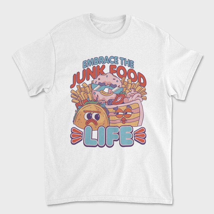 Fast Food Funny, Tricou Barbati (Unisex)