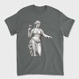Female Statue Wine Woman, Tricou Barbati (Unisex)