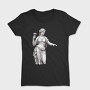 Female Statue Wine Woman, Tricou Femei