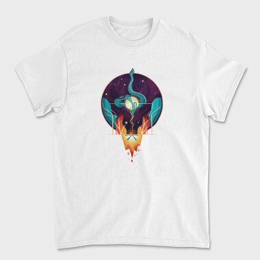 Fire And Water Concept, Tricou Barbati (Unisex)