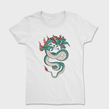Fire Flames Dragon, Tricou Femei
