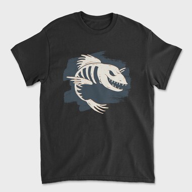 Fish Bone Skeleton, Tricou Barbati (Unisex)