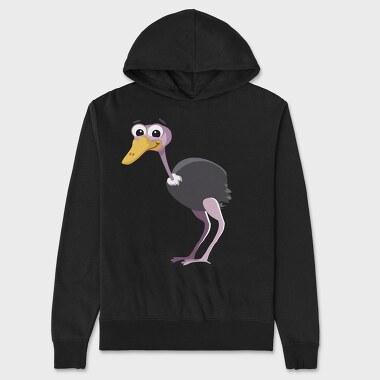 Ostrich Smile, Hanorac Oversize Barbati (Unisex)