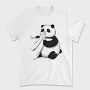 Panda Bear Animal Eating Shirt Cute, Tricou Barbati (Unisex)