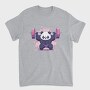 Panda Lifting Weights, Tricou Barbati (Unisex)