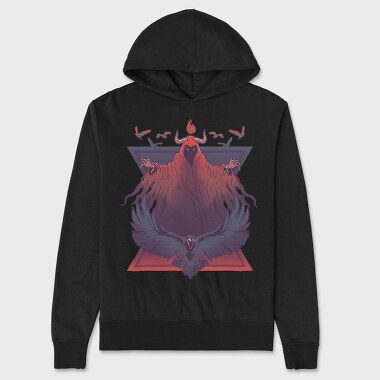 Demon Raven, Hanorac Oversize Barbati (Unisex)