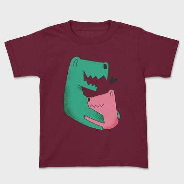 Dinosaurs Family Dad Son, Tricou Copii