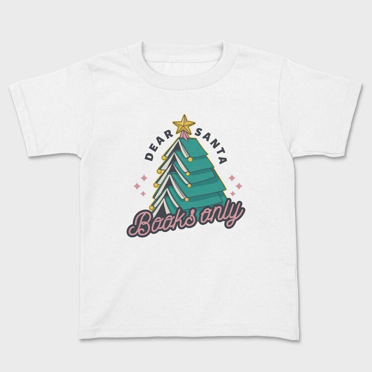 Funny Christmas Books Tree, Tricou Copii