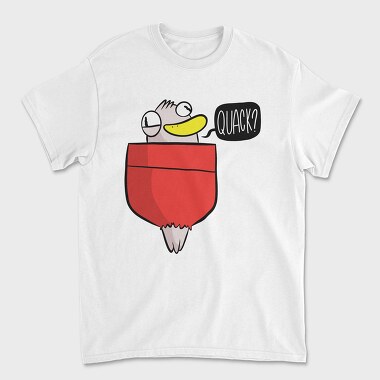 Funny Duck In A Pocket, Tricou Barbati (Unisex)